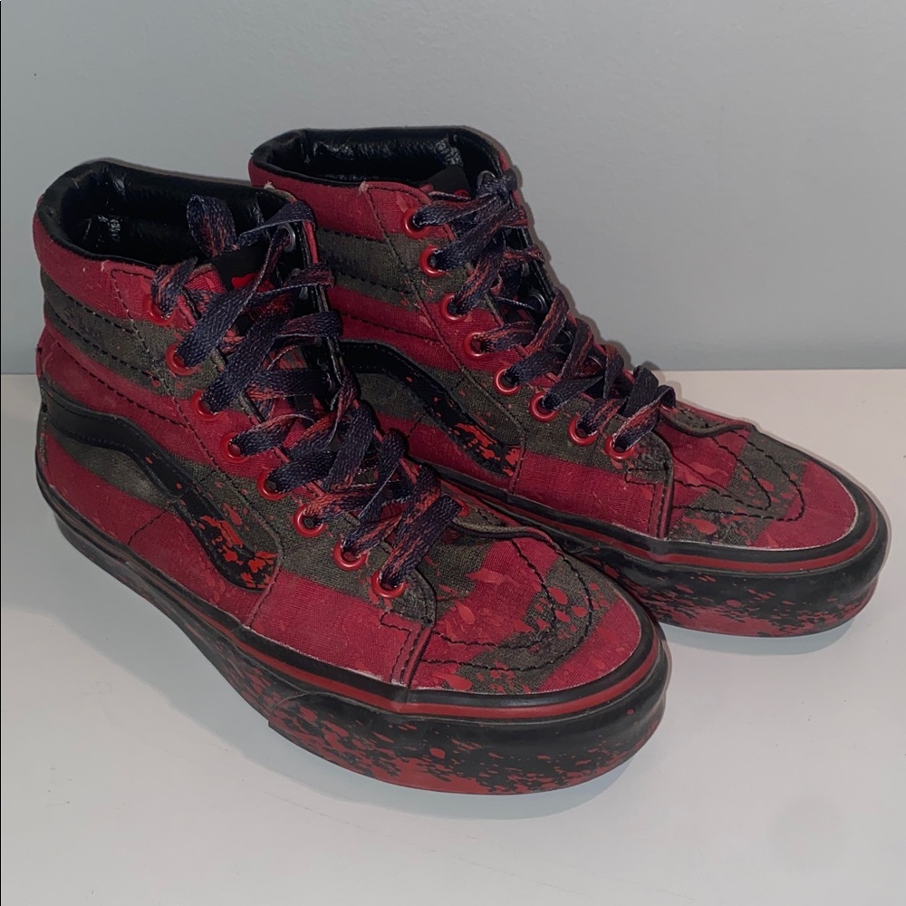 Nightmare on Elm Street Freddy Krueger High Top Vans - men’s 4.0 / women’s 5.5